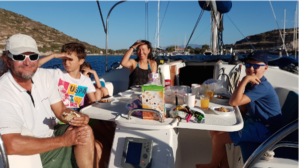 Dining on board